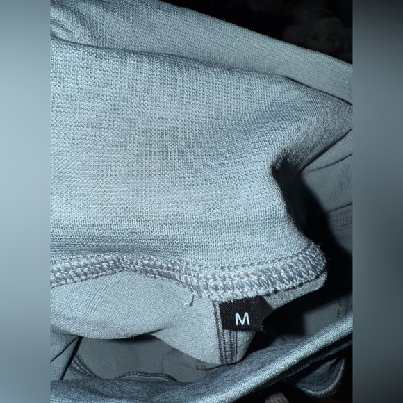 Alphalete Halo High Rise Contour Leggings Pull On Workout Size M Green - Picture 6 of 6